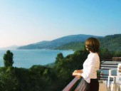 Вид на море с балкона