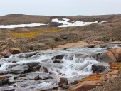 Земля Георга, ЗФИ, водопад