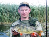 Сережа с трофеем