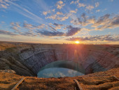 Карьер «Мир» после затопления. 2022 год